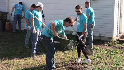 UNOH athletes help Habitat for Humanity rehab Lima home