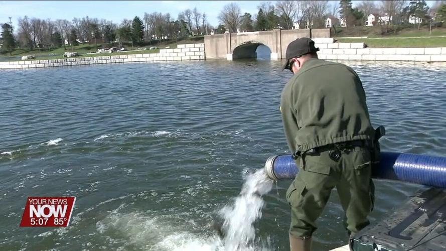 Schoonover Lake stocked with bluegill thanks to the Ohio Department of Natural Resources
