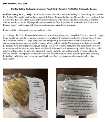 Bluffton Baking Co Press Release