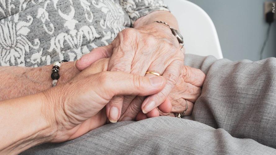 Elderly Holding Hands Generic