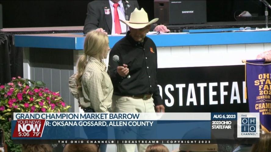 Area youth representing West Central Ohio sell big and break records at Ohio State Fair's Sale of Champions