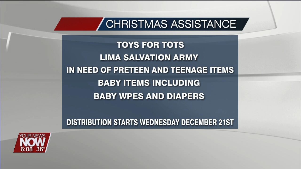 Lima Salvation Army Sorting And Prepping Gifts For Their Christmas ...