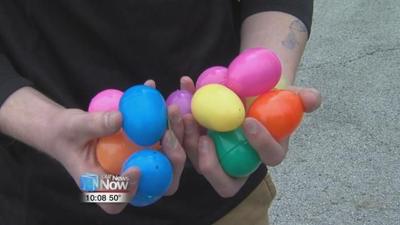 OSU Lima "kids" enjoy Easter Egg Hunt