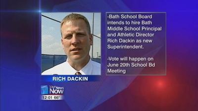 Bath School Board Picks Dackin To Be Next Superintendent