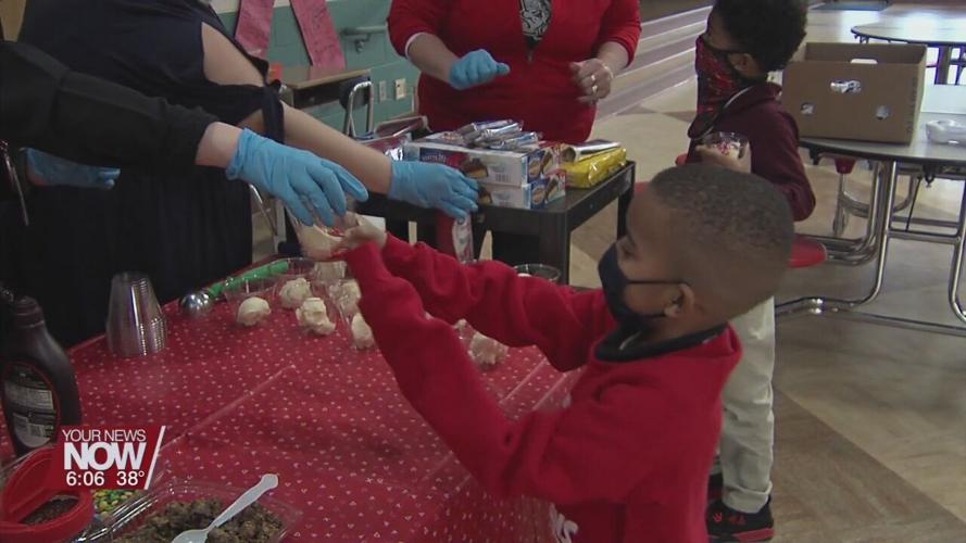 Unity Elementary students get a sweet treat for a job well done in the classroom