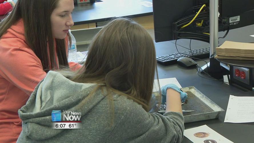 Local high school girls getting hands on STEM learning at OSU Lima