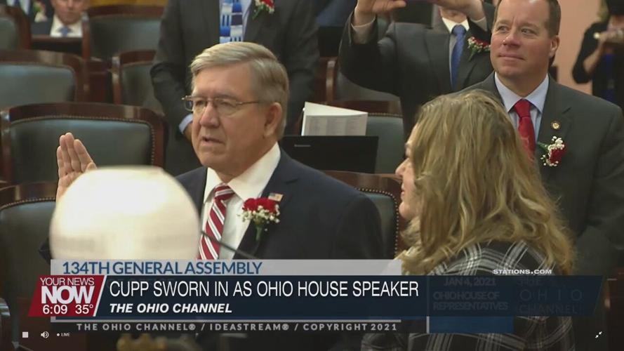 Cupp sworn in as Speaker of the Ohio House of Representatives