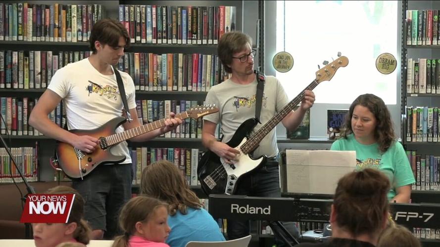 Kids adventure into music with the Lima Public Library's Summer Reading Program