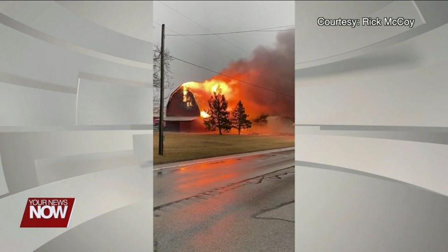 UPDATE: Multiple crews battle barn fire at Hickory Sticks Golf Club