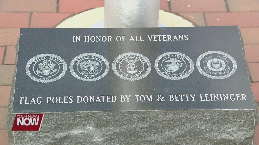 Tri Star Career Compact holds ceremony for new flag poles and monument