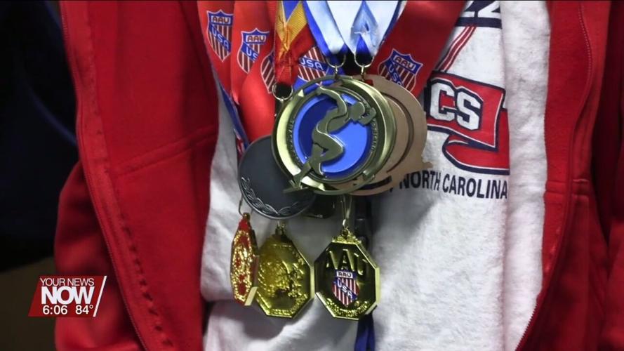 Lima C2K Striders recognized at mayor's conference before going to compete at national level