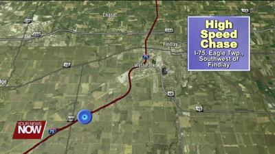 A Lima teen crashes a stolen car during a high speed chase on I-75