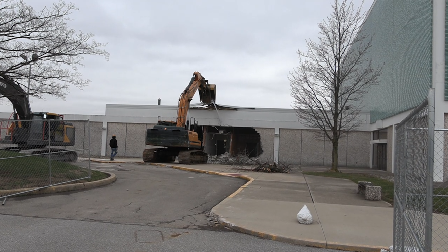 Demolition of Macy's building has begun