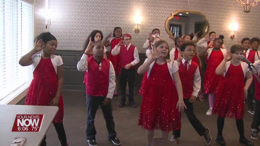 The Lima Kiwanis Club getting a special treat Tuesday as the "Heritage Harmonics" perform