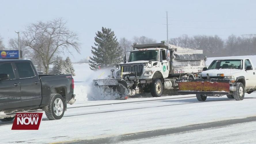 Allen County and ODOT snow trucks battle heavy snowfall in West Central Ohio