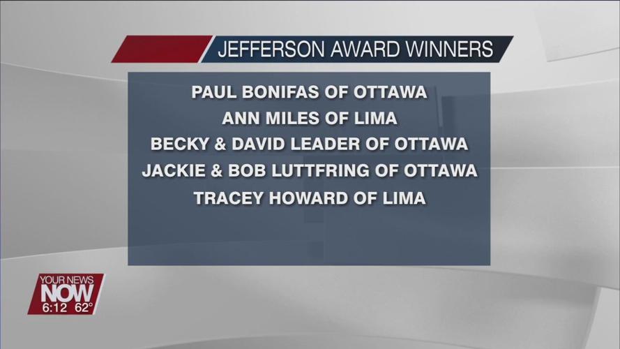 Local Jefferson Award winners announced