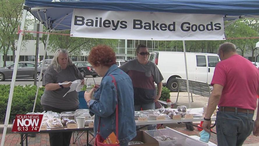 Downtown Lima Farmers Market back to normal location for first day
