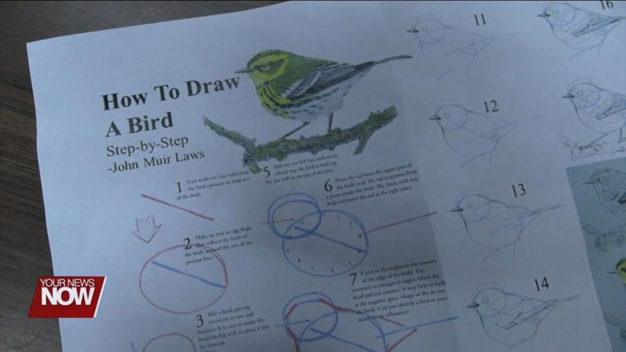 ArtSpace's To Go Art Bag hopes to get kids crafting by making a heart shaped birdfeeder