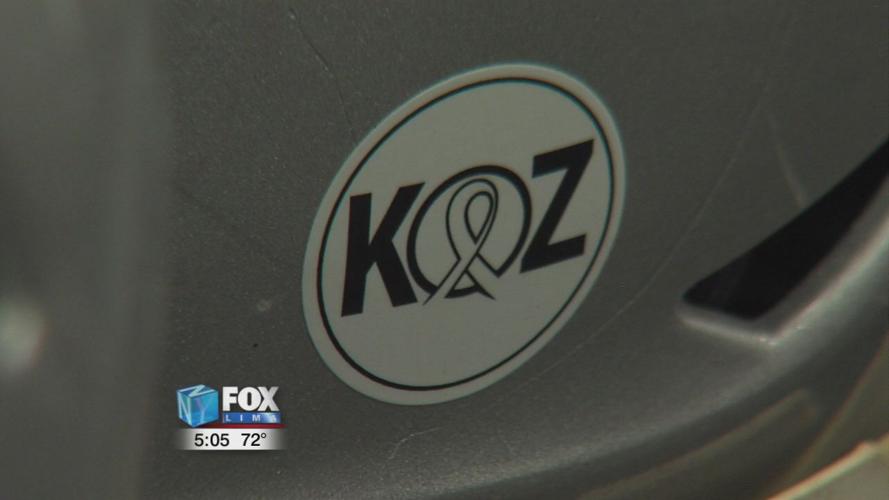 Area football teams adding Koz stickers to helmets in support of Vince Koza