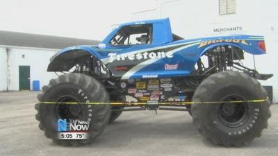 Firestone Bigfoot on the display at the fair
