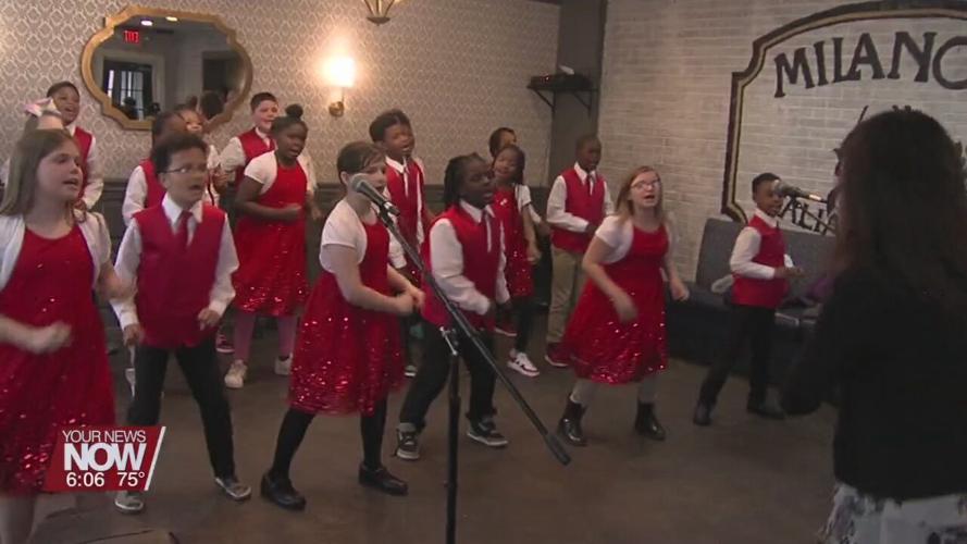 The Lima Kiwanis Club getting a special treat Tuesday as the "Heritage Harmonics" perform