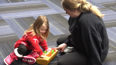 Baby toddler play time helps young children build social skills