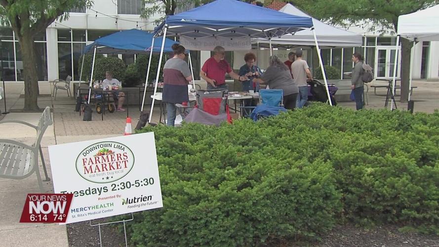 Downtown Lima Farmers Market back to normal location for first day