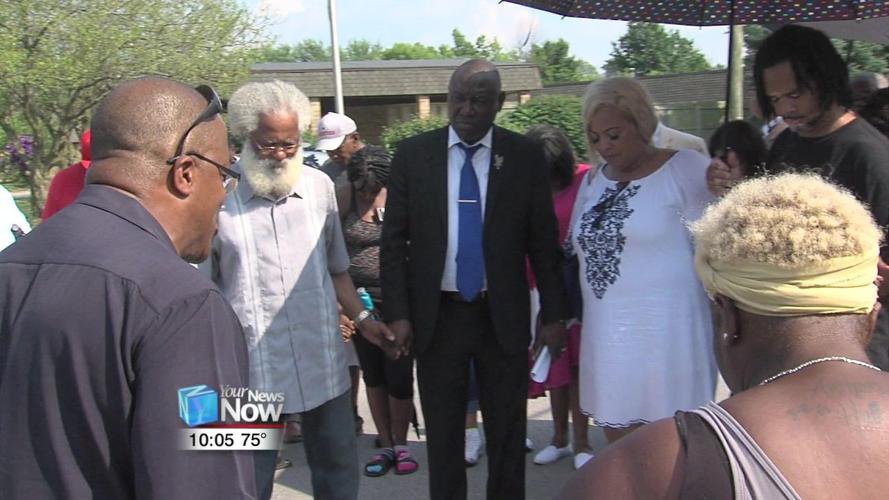 Peaceful protest held for Susan Washington outside Lima Rehab and Nursing Center 1.jpg
