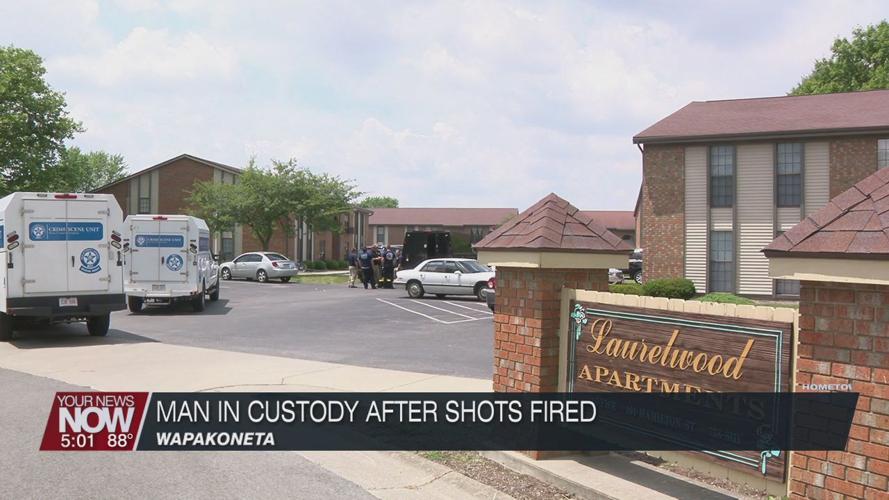 Wapakoneta man in custody after shots fired