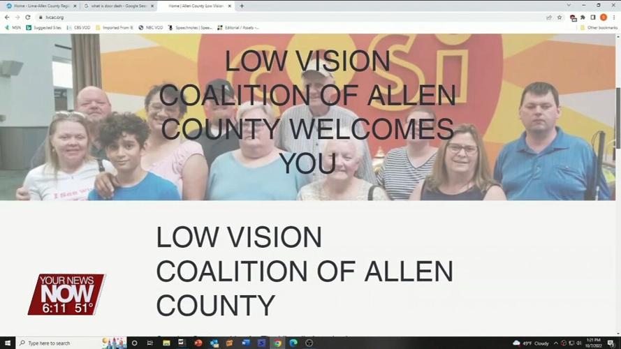 Low Vision Coalition of Allen County holding "Dinner in the Dark" fundraiser