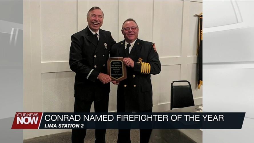 Miles Conrad named Lima Noon Sertoma's Firefighter of the Year