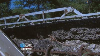 Slabtown Road bridge work