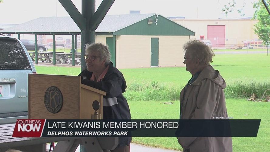 Late Mayor and Kiwanis member honored