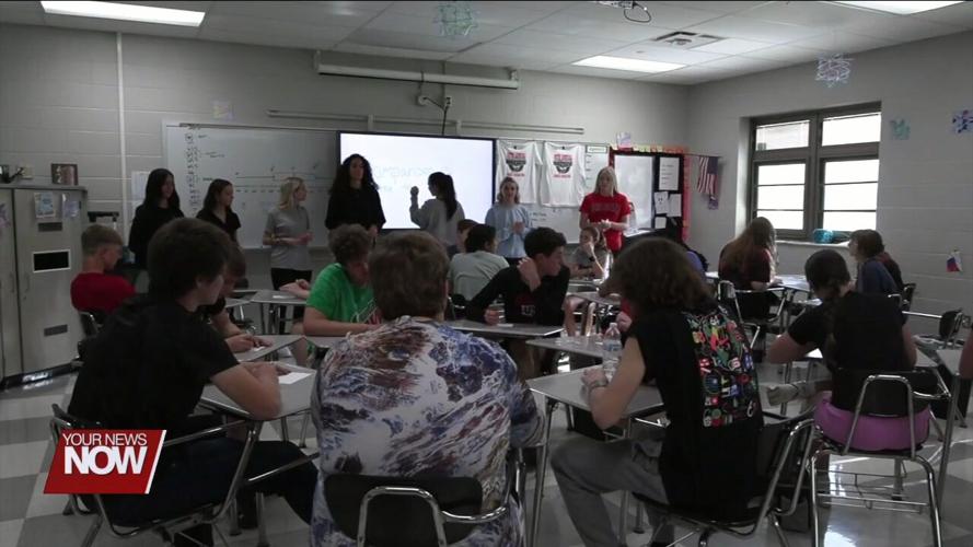Students at Spencerville High School take part in a Mental Health Activity Day
