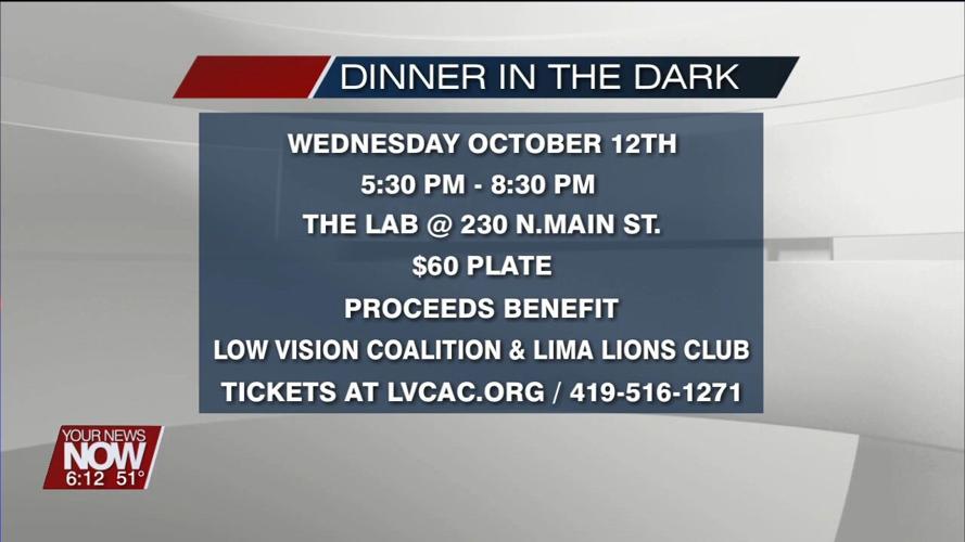 Low Vision Coalition of Allen County holding "Dinner in the Dark" fundraiser