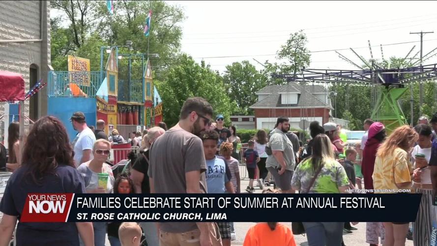 Families celebrate start of summer at annual St. Rose Festival