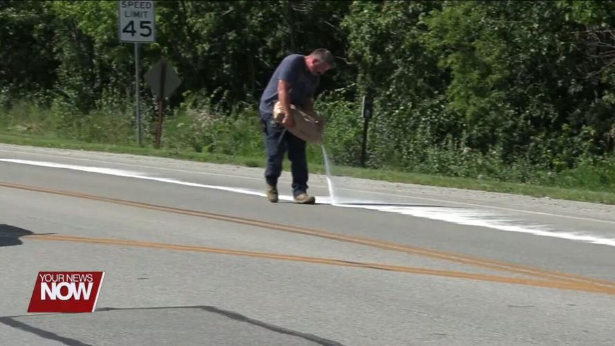 Shawnee Township Fire Department quickly contains nitric acid spill