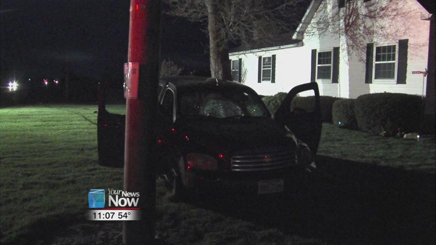 Man in custody after crashing his car on Harding Highway
