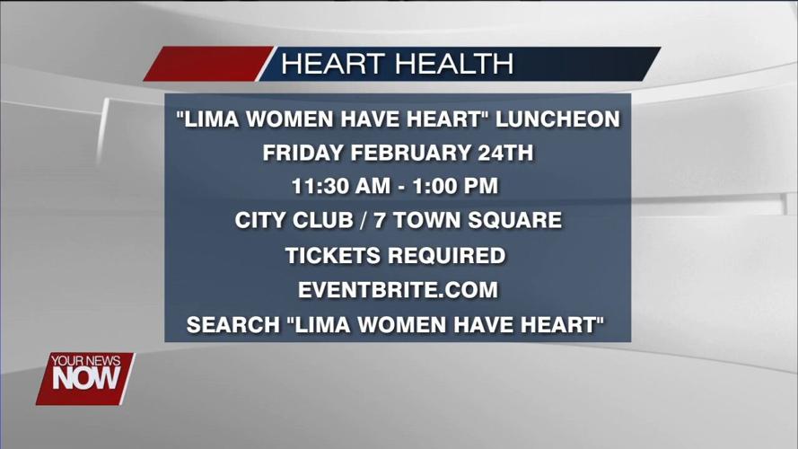 "Lima Women Have Heart" luncheon planned for February 24th