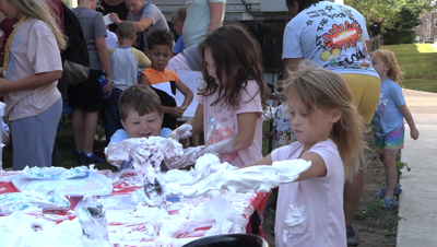 Sensory 'Messtival' brings messy learning to Lima Public Library