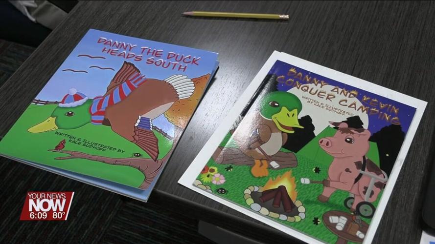 2023 Celina grad teaching kids about disability with "Danny the Duck" book series