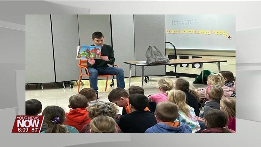 2023 Celina grad teaching kids about disability with "Danny the Duck" book series