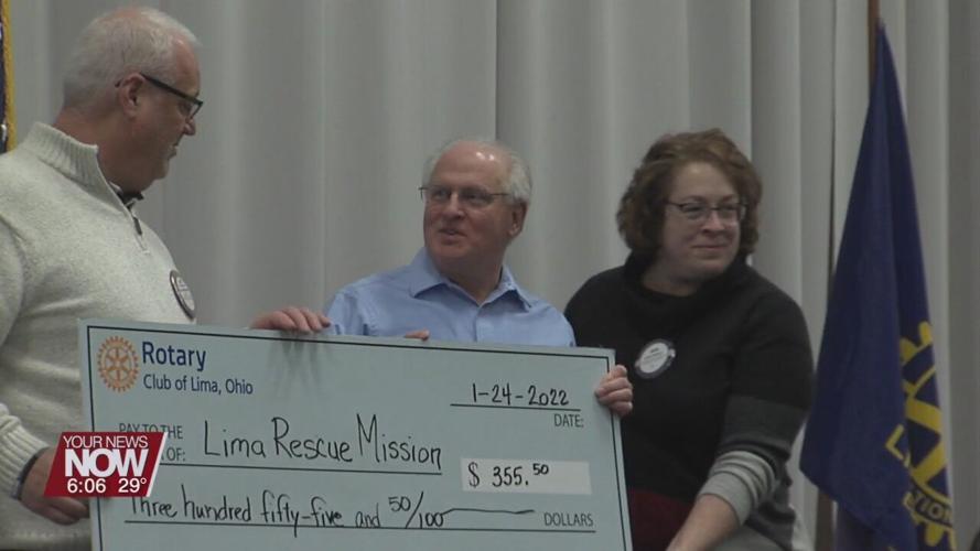 Lima Rescue Mission receives donation from Lima Rotary Club News