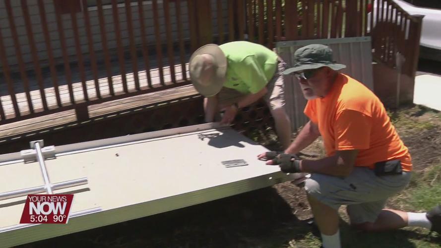 Disabled American Veterans group installs ramp for veteran in need