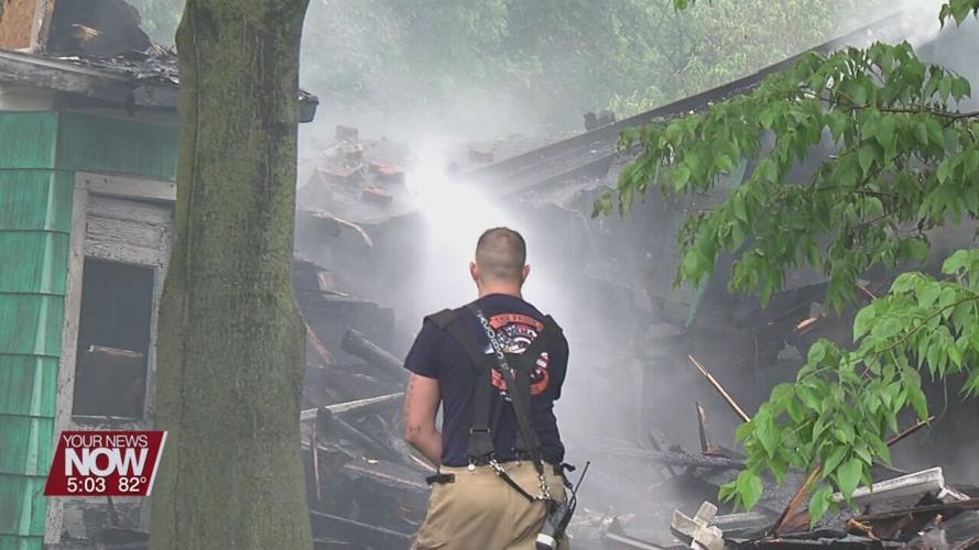 Lima Fire Dept. investigating a suspicious fire that destroyed vacant home