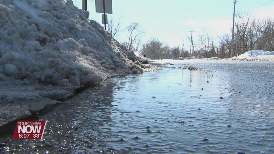 Lima City officials asking residents to make path for melting snow
