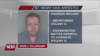 St. Henry man arrested for importuning and disseminating matter harmful to juveniles