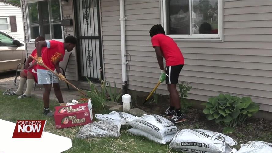 Event gives area youth the chance to learn about Juneteenth while volunteering