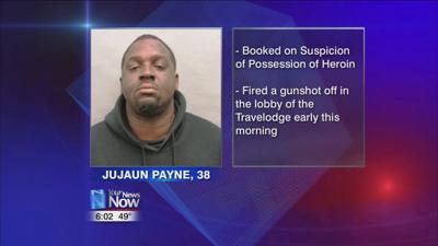 A Michigan man arrested after firing a gunshot in a Lima Hotel