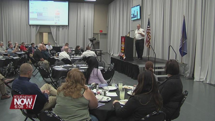 Lima Rotarians hear from local fire officials about the need for commercial fire safety plans